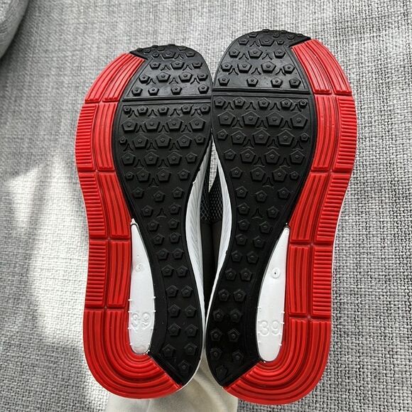 Amazon Comfort Non Slip Shoes Mesh Walking Sneaker Gray Mary Jane Size 39 8.5 - Picture 5 of 6